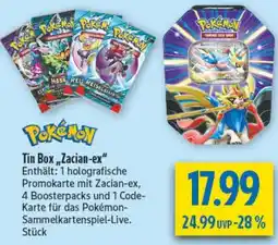 diska Pokemon Tin Box ,,Zacian-ex" Angebot