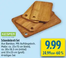 diska KESPER Schneidebrett-Set Angebot