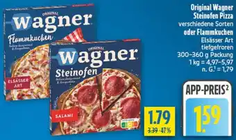 diska Original Wagner Steinofen Pizza oder Flammkuchen Angebot