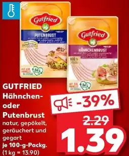 Kaufland GUTFRIED Hähnchen oder Putenbrust Angebot