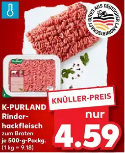 Kaufland K-PURLAND Rinderhackfleisch Angebot
