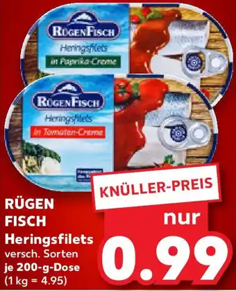 Kaufland RÜGEN FISCH Heringsfilets Angebot
