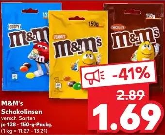 Kaufland M&M's Schokolinsen Angebot