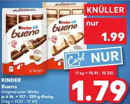 Kaufland KINDER Bueno Angebot