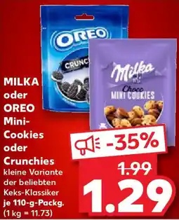 Kaufland MILKA oder OREO Mini-Cookies oder Crunchies Angebot