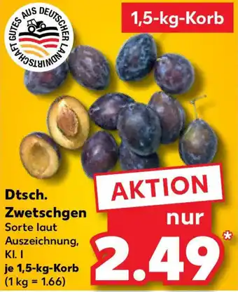Kaufland Dtsch. Zwetschgen Angebot