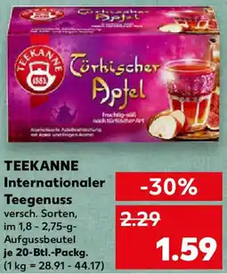 Kaufland TEEKANNE Internationaler Teegenuss Angebot
