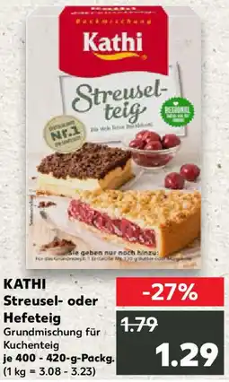 Kaufland KATHI Streusel- oder Hefeteig Angebot