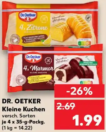 Kaufland DR. OETKER Kleine Kuchen Angebot