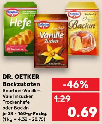 Kaufland DR. OETKER Backzutaten Angebot