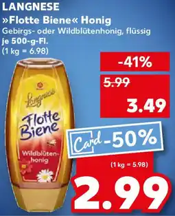 Kaufland LANGNESE Flotte Biene Honig Angebot