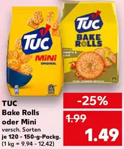 Kaufland TUC Bake Rolls oder Mini Angebot
