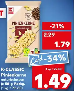 Kaufland K-CLASSIC Pinienkerne Angebot