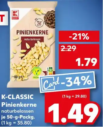 Kaufland K-CLASSIC Pinienkerne Angebot
