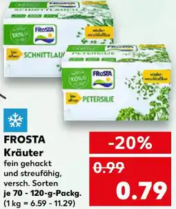 Kaufland FROSTA Kräuter Angebot