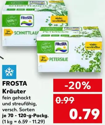 Kaufland FROSTA Kräuter Angebot