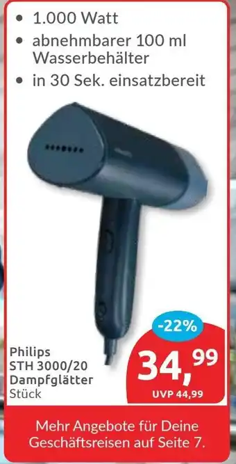 Budni Philips STH 3000/20 Dampfglätter Angebot