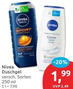 Budni Nivea Duschgel Angebot