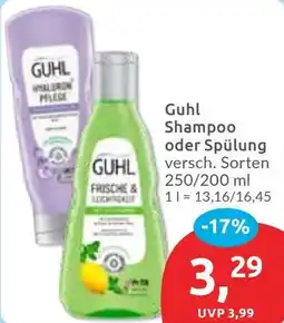 Budni Guhl Shampoo oder Spülung Angebot