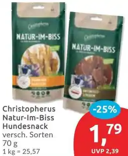 Budni Christopherus Natur-Im-Biss Hundesnack Angebot