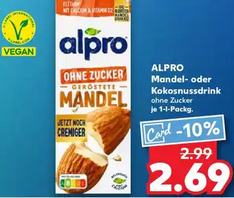 Kaufland ALPRO Mandel oder Kokosnussdrink Angebot