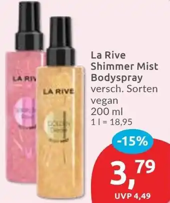 Budni La Rive Shimmer Mist Bodyspray Angebot