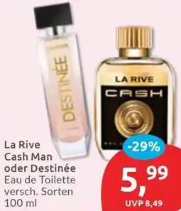 Budni La Rive Cash Man oder Destinée Eau de Toilette Angebot