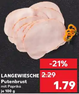 Kaufland LANGEWIESCHE Putenbrust Angebot