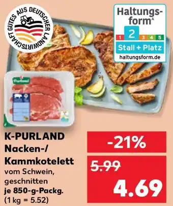 Kaufland K-PURLAND Nacken-/ Kammkotelett Angebot