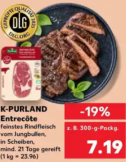 Kaufland K-PURLAND Entrecôte Angebot