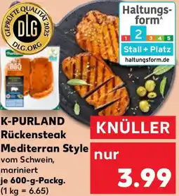 Kaufland K-PURLAND Rückensteak Mediterran Style Angebot