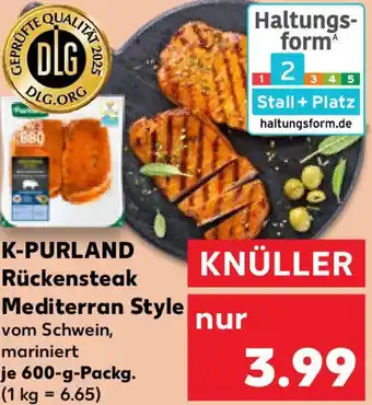 Kaufland K-PURLAND Rückensteak Mediterran Style Angebot