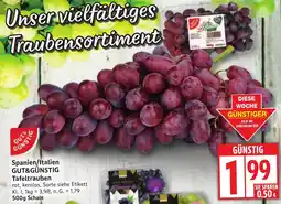 Edeka GUT&GÜNSTIG Tafeltrauben Angebot