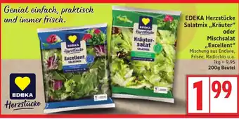 Edeka EDEKA Herzstücke Salatmix,,Kräuter" oder Mischsalat ,,Excellent" Angebot