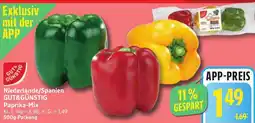 Edeka Niederlande/Spanien GUT&GÜNSTIG Paprika-Mix Angebot