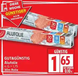 Edeka GUT&GÜNSTIG Alufolie Angebot