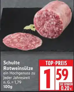 Edeka Schulte Rotweinsülze Angebot