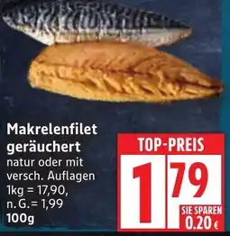 Edeka Makrelenfilet geräuchert Angebot