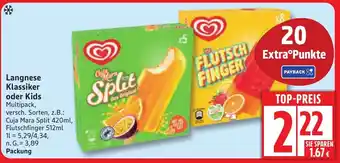 Edeka Langnese Klassiker oder Kids Angebot