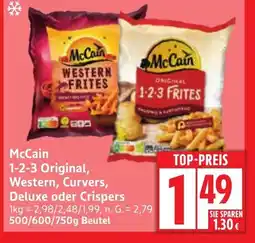 Edeka McCain 1-2-3 Original, Western, Curvers, Deluxe oder Crispers Angebot