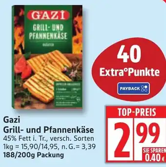 Edeka Gazi Grill- und Pfannenkäse Angebot