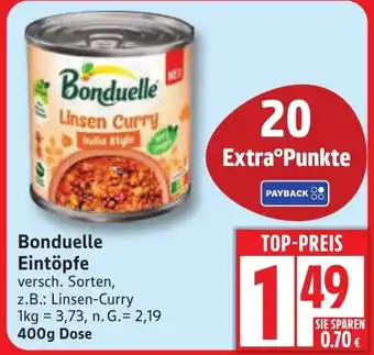 Edeka Bonduelle Eintöpfe Angebot