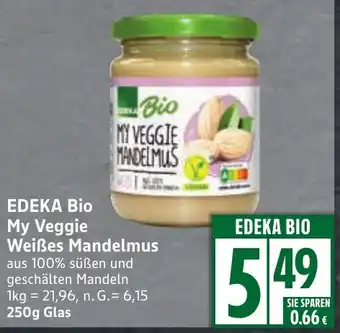 Edeka EDEKA Bio My Veggie Weißes Mandelmus Angebot