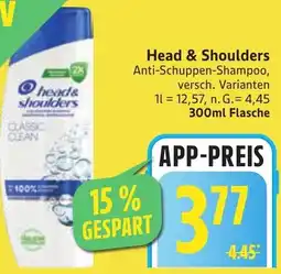 Edeka Head & Shoulders Angebot