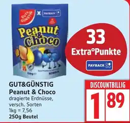 Edeka GUT&GÜNSTIG Peanut & Choco Angebot