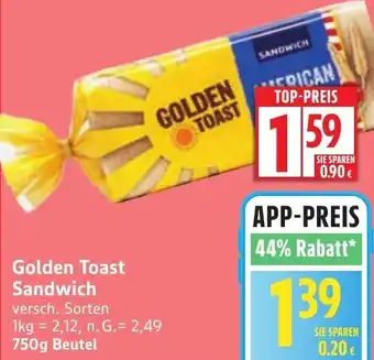 Edeka Golden Toast Sandwich Angebot
