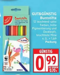 Edeka GUT&GÜNSTIG Buntstifte Angebot