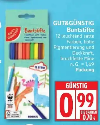 Edeka GUT&GÜNSTIG Buntstifte Angebot