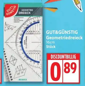 Edeka GUT&GÜNSTIG Geometriedreieck Angebot