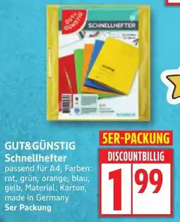 Edeka GUT&GÜNSTIG Schnellhefter Angebot